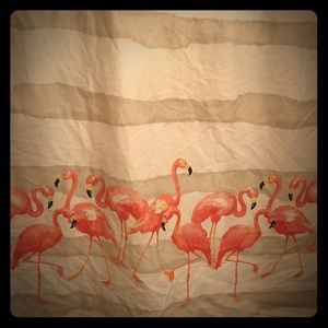 Flamingo shower curtain